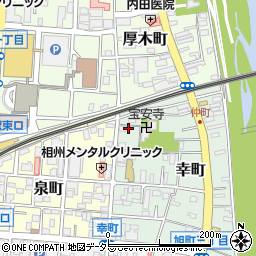 神奈川県厚木市幸町11周辺の地図