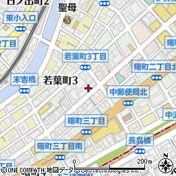 横浜銀行イセザキ５ ＡＴＭ周辺の地図