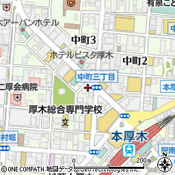 みずほ銀行厚木支店周辺の地図