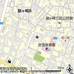 鳥取県米子市旗ヶ崎7丁目24周辺の地図