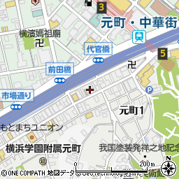 株式会社ミハマ商会　元町本店周辺の地図