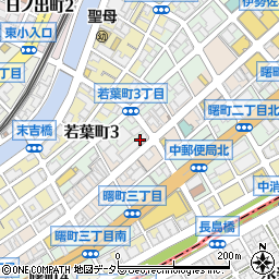 ファミリーマート横浜伊勢佐木町店周辺の地図