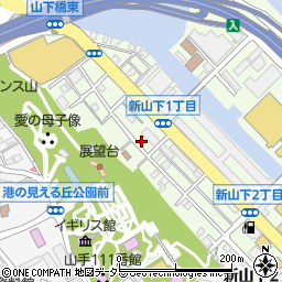 新山下堀井アパート周辺の地図