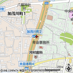太田若宮町周辺の地図