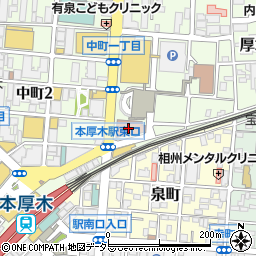 神奈川工科大学厚木市子ども科学館（厚木市子ども科学館）周辺の地図
