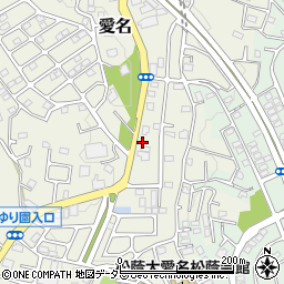 神奈川県厚木市愛名456-1周辺の地図