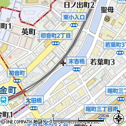 伊勢佐木警察署黄金町交番周辺の地図