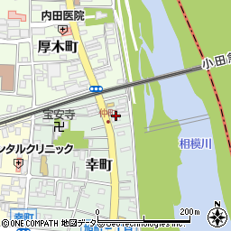 神奈川県厚木市幸町9周辺の地図