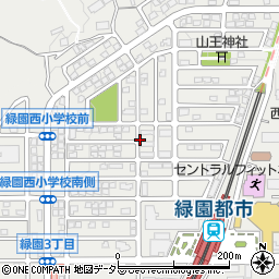 神奈川県横浜市泉区緑園3丁目周辺の地図