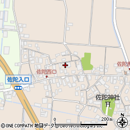 鳥取県米子市淀江町佐陀525-1周辺の地図