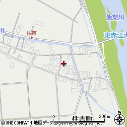 島根県安来市赤江町住吉町周辺の地図