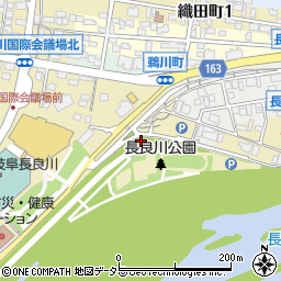 長良川公園トイレ１周辺の地図