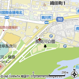 長良川公園トイレ１周辺の地図