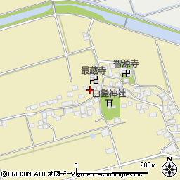 滋賀県長浜市湖北町今西711周辺の地図