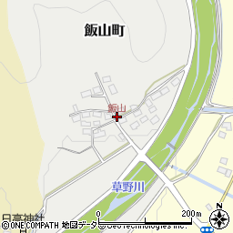 飯山周辺の地図