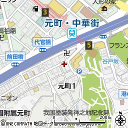 カプリチョーザ 横浜元町店周辺の地図