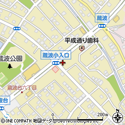 サイゼリヤ袖ケ浦蔵波台店周辺の地図