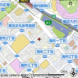 神奈川県横浜市中区翁町1丁目6周辺の地図