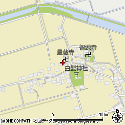 滋賀県長浜市湖北町今西710周辺の地図