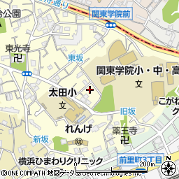 神奈川県横浜市南区三春台44周辺の地図