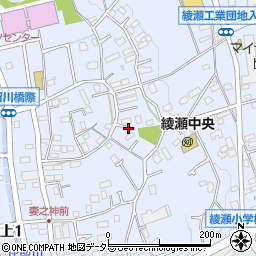 神奈川県綾瀬市深谷上6丁目26周辺の地図