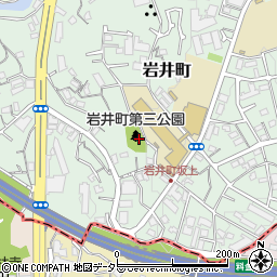 岩井町第三公園周辺の地図