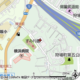 神奈川県横浜市保土ケ谷区狩場町281周辺の地図