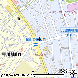 ワークマンプロ綾瀬市役所通り店駐車場周辺の地図