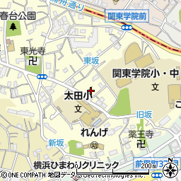 神奈川県横浜市南区三春台50周辺の地図