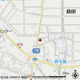 岐阜県本巣市政田2715周辺の地図