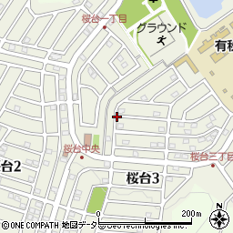 千葉県市原市桜台周辺の地図