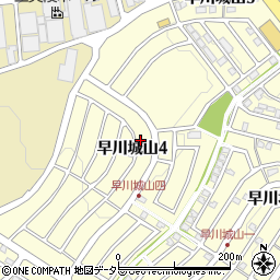 神奈川県綾瀬市早川城山4丁目周辺の地図