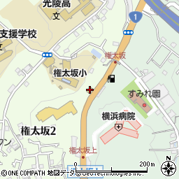 ファミリーマート小浦権太坂店周辺の地図
