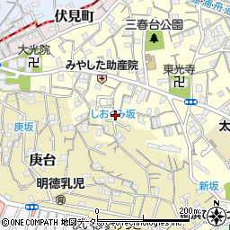 神奈川県横浜市南区三春台122-1周辺の地図