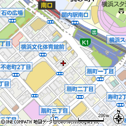 プレサンスロジェ横浜関内周辺の地図