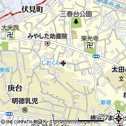 神奈川県横浜市南区三春台121周辺の地図