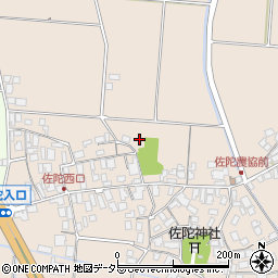 鳥取県米子市淀江町佐陀1677-1周辺の地図