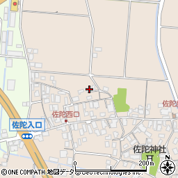 鳥取県米子市淀江町佐陀576-1周辺の地図