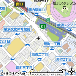 神奈川県横浜市中区翁町1丁目周辺の地図