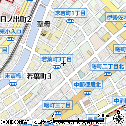 コインパーク横浜若葉町第４駐車場周辺の地図