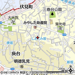 神奈川県横浜市南区三春台125周辺の地図