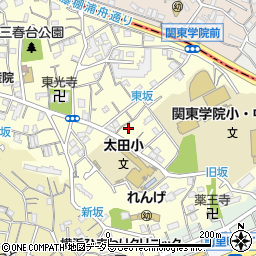 神奈川県横浜市南区三春台51周辺の地図