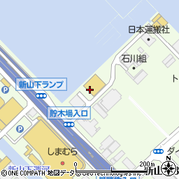 横浜ベイホール周辺の地図