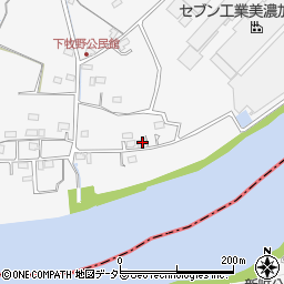 岐阜県美濃加茂市牧野1222周辺の地図