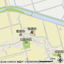 智源寺周辺の地図