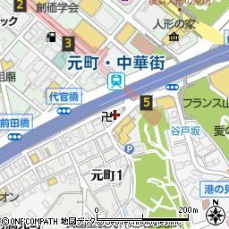 元町マリンマンション自治会周辺の地図