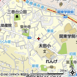 神奈川県横浜市南区三春台71周辺の地図
