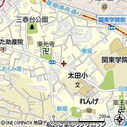 神奈川県横浜市南区三春台72-3周辺の地図