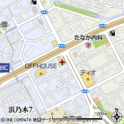 ブックオフ松江浜乃木店周辺の地図