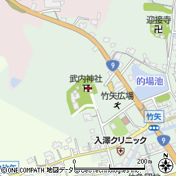武内神社周辺の地図